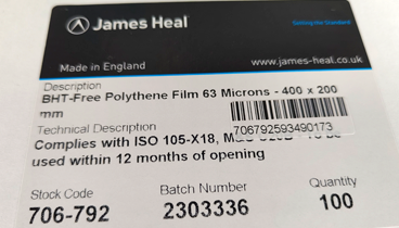 James H.heal酚黃測試膜