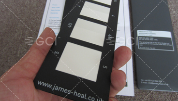 James H.heal ISO標準沾色灰卡