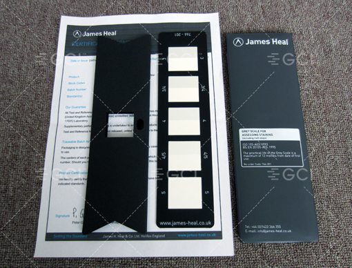 James H.heal ISO標準沾色灰卡